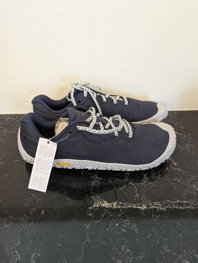 Merrell Navy Blue Leather Sneakers Size 8.5